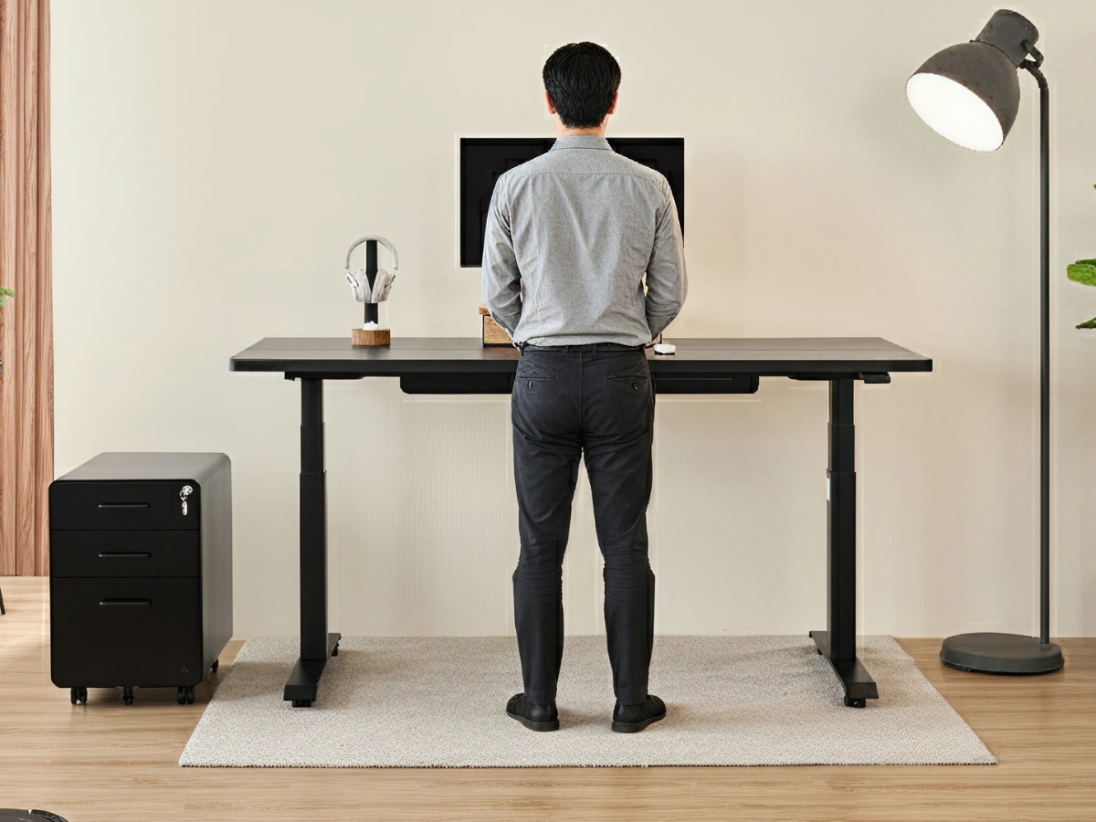 B&agrave;n n&acirc;ng hạ Pure Edge m&agrave;u đen phong c&aacute;ch tối giản&nbsp;