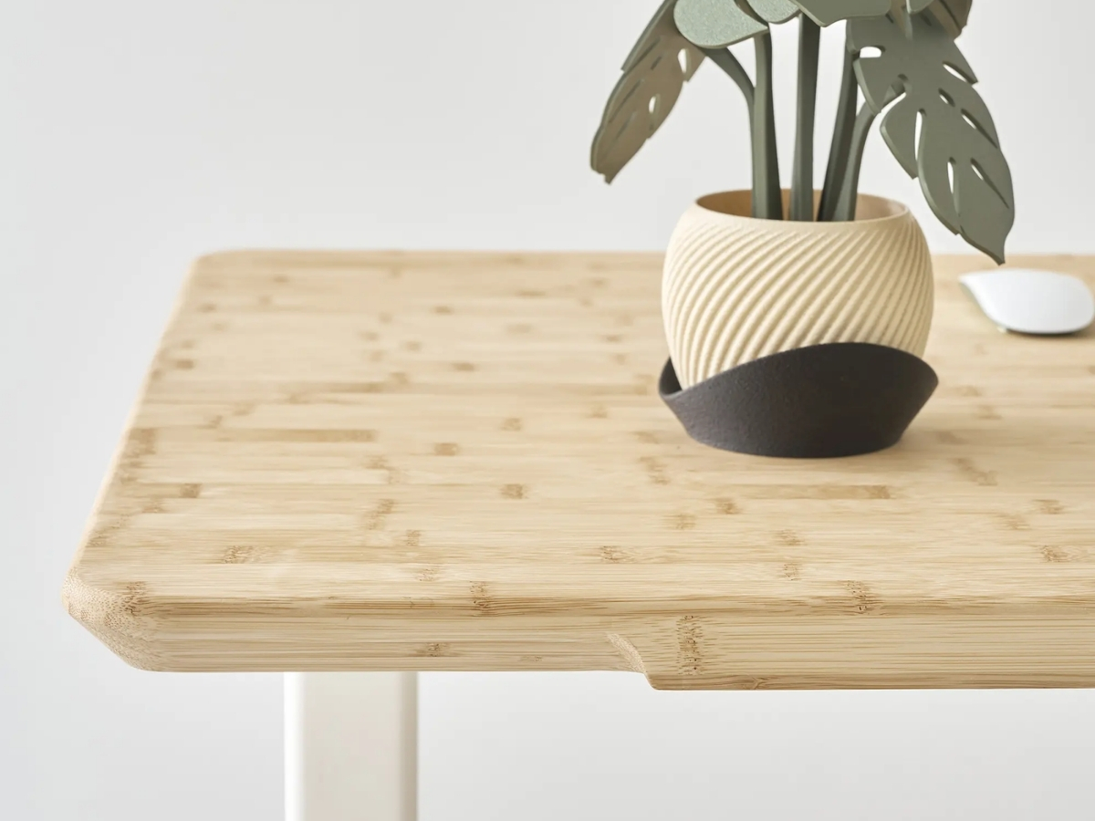 B&agrave;n n&acirc;ng hạ Bamboo Edge lau dầu gốc tự nhi&ecirc;n, chống trầy xước v&agrave; dễ d&agrave;ng vệ sinh