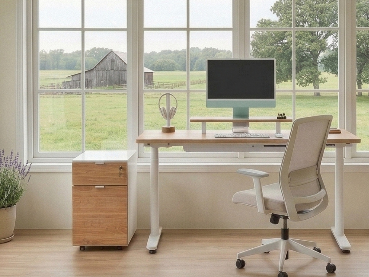 Phong c&aacute;ch Minimalism cho workspace gọn g&agrave;ng, tinh gọn