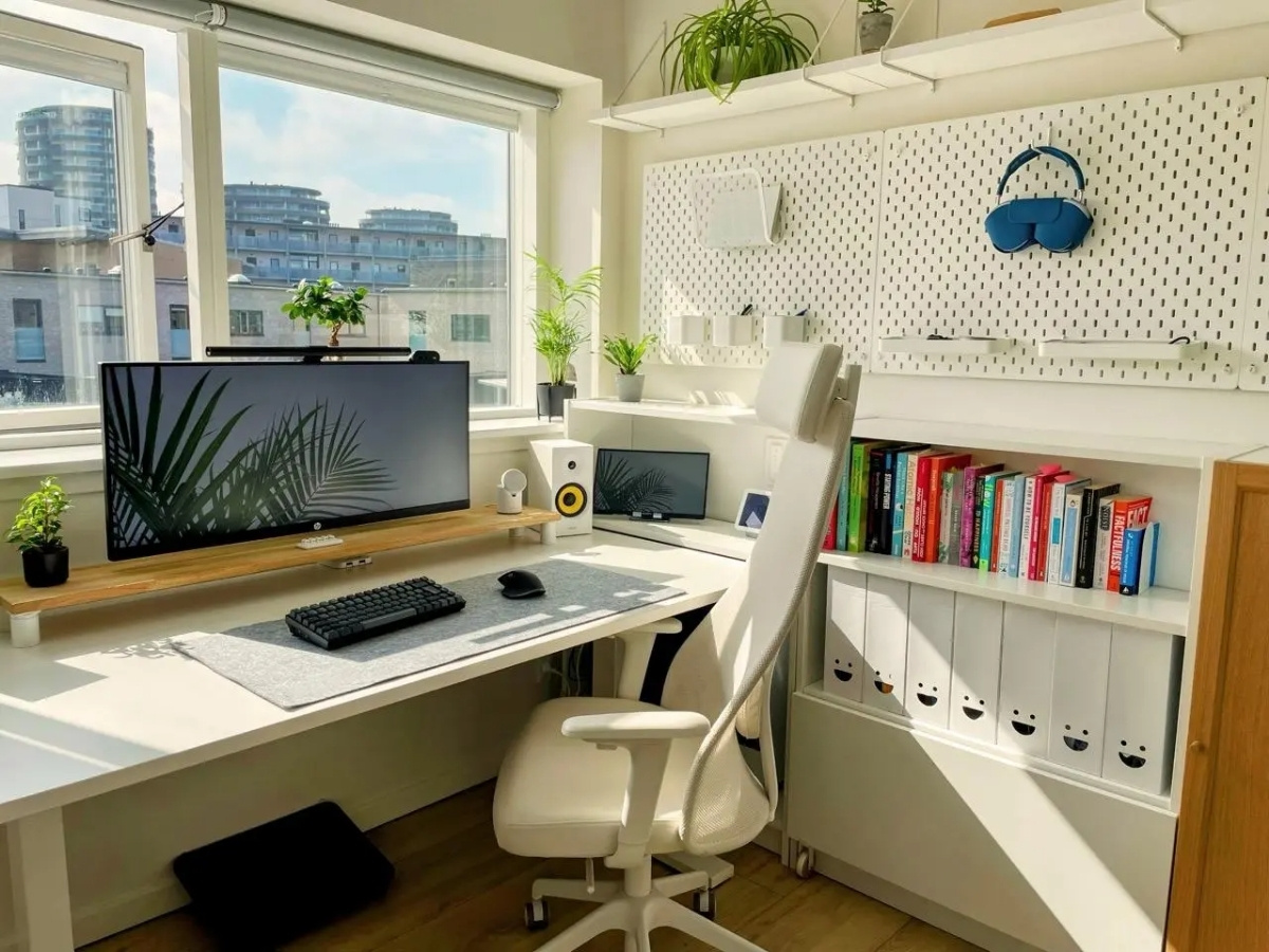 K&ecirc; b&agrave;n l&agrave;m việc cạnh cửa sổ&nbsp;